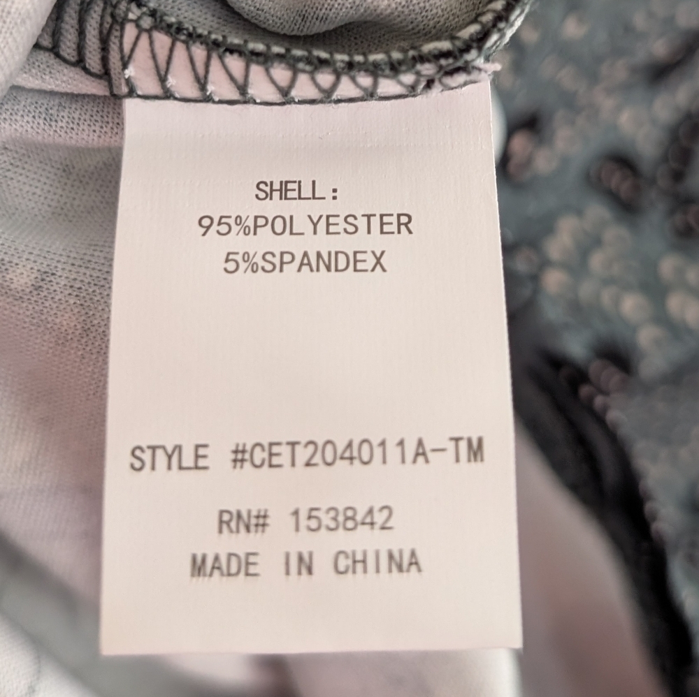 NWT Melloday Floral 3/4 Sleeve Blouse - Picture 8 of 8